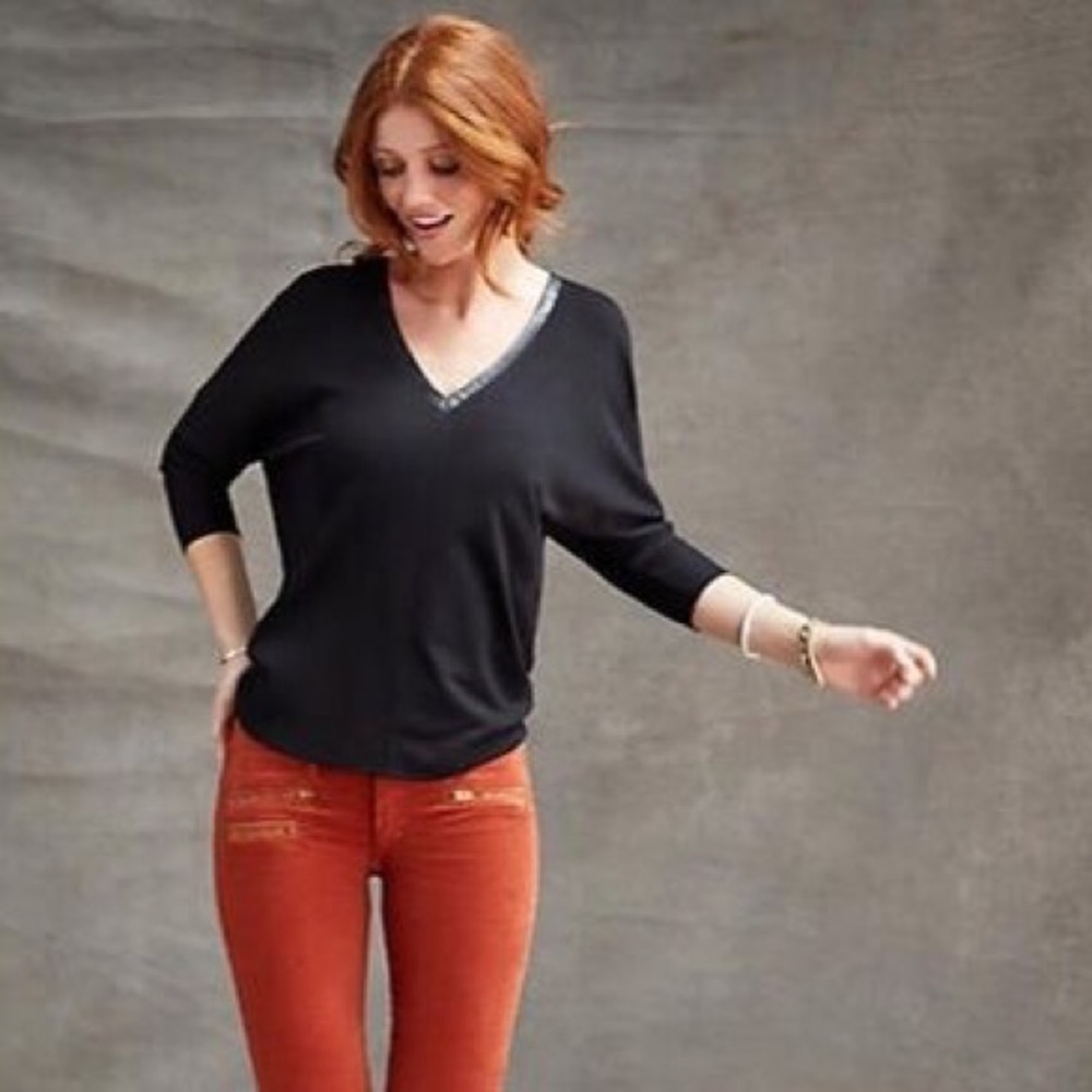 Adorable black cotton top